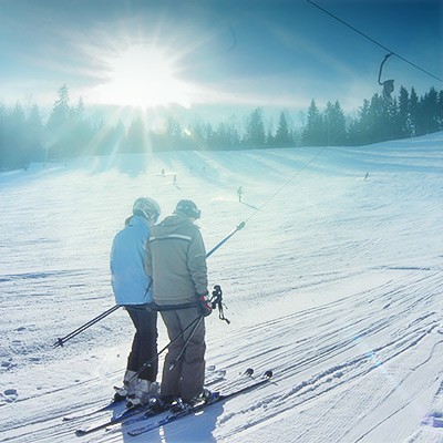 ski and snowboard