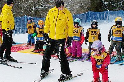 Ski lessons for children